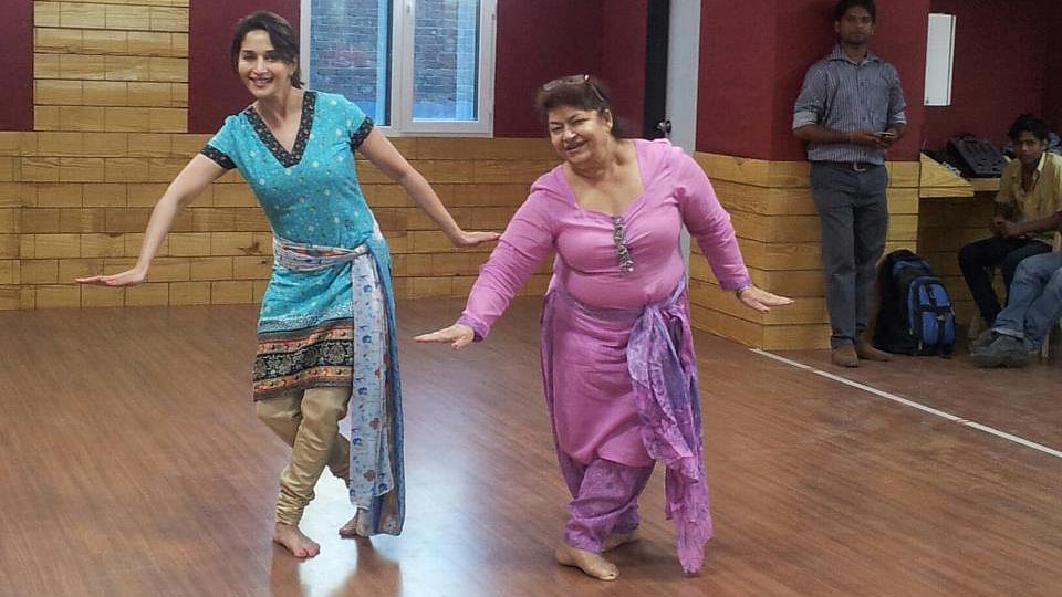 saroj khan madhuri dixit