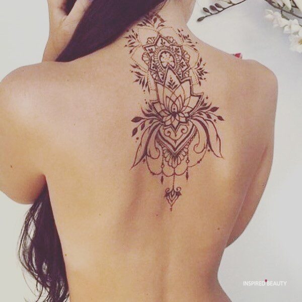 Back and Neck Tattoo