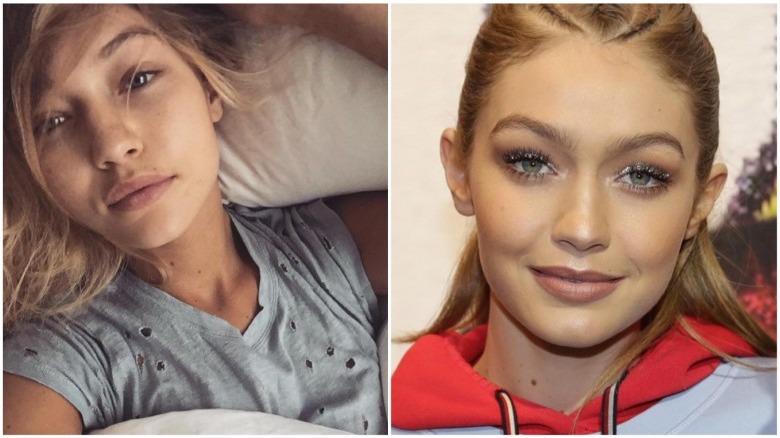 Gigi Hadid without mackup