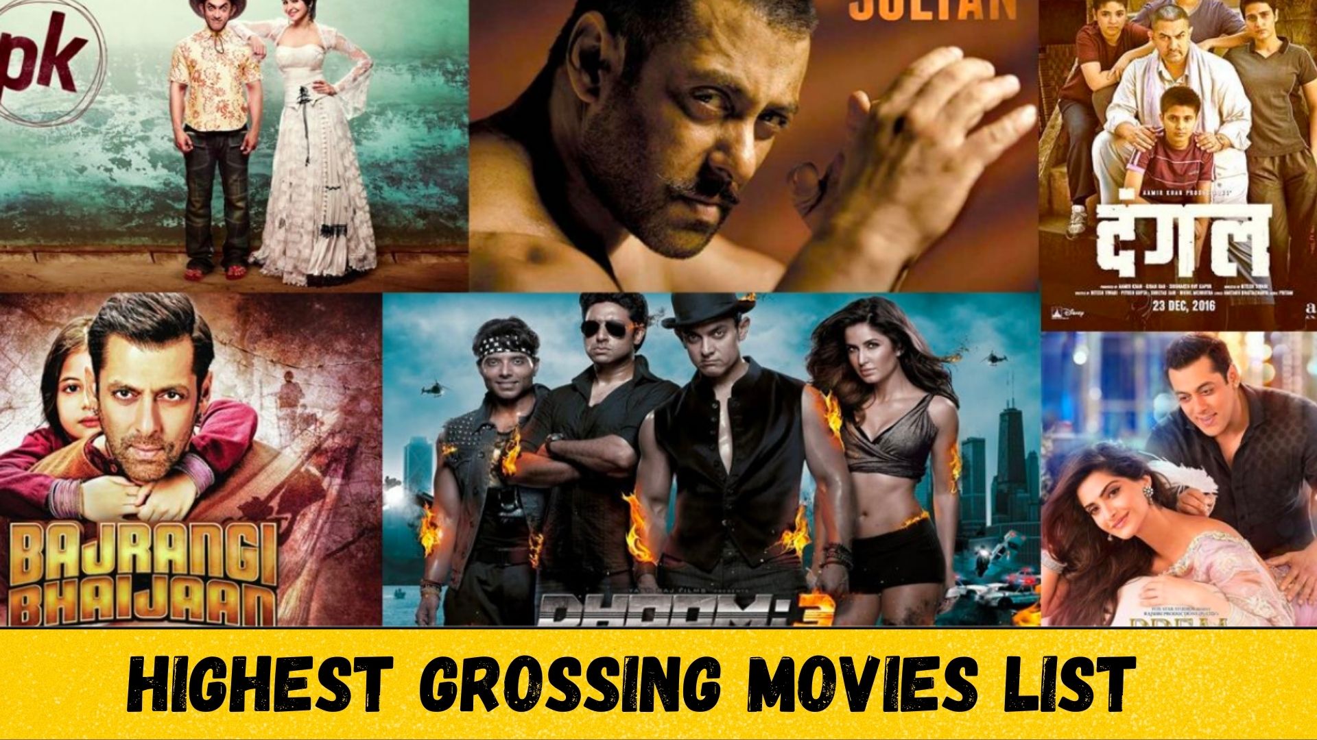 Top 10 Highest Grossing Indian Movies of All Time