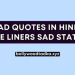 Sad Quotes In Hindi One Liners Sad Status