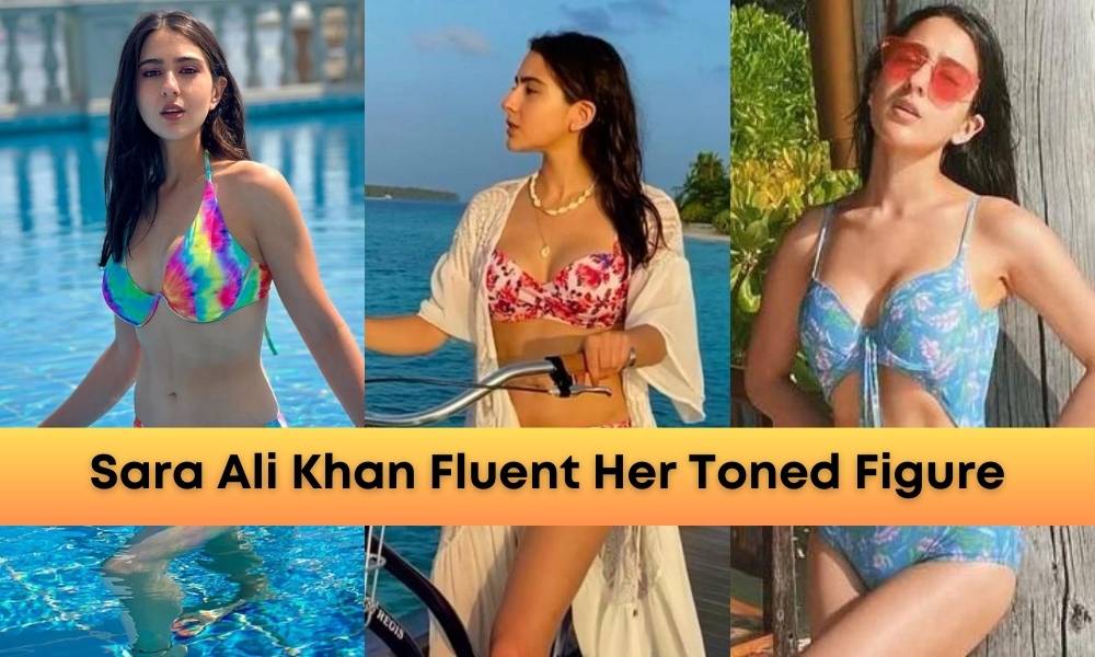 Read more about the article Sara Ali Khan fluent her toned body in Colorful Bikini