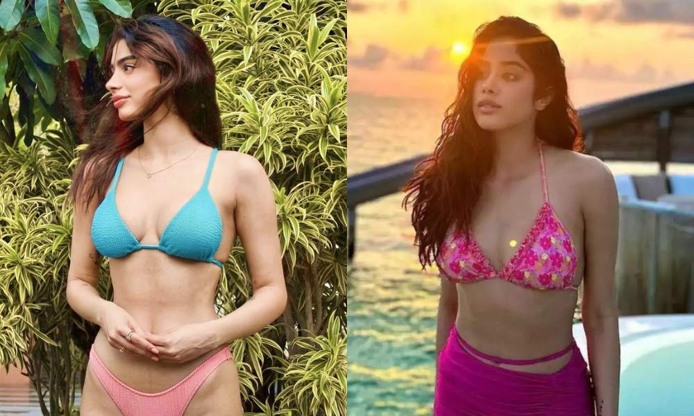 Janhvi Kapoor and Khushi Kapoor Bikini