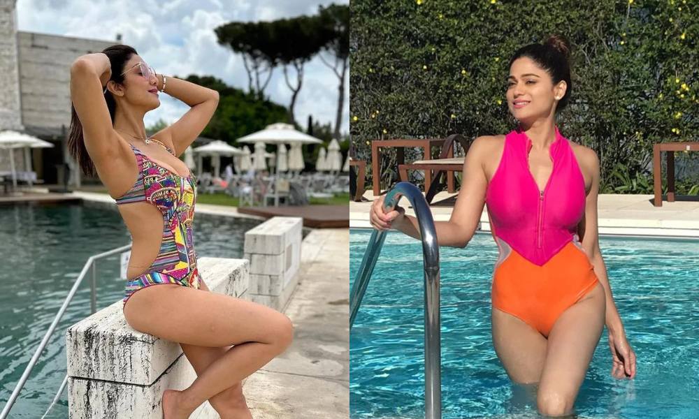 Shilpa Shetty and Shamitha Shetty Bikini Looks