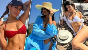 Read more about the article Jasmin Walia Hot Bikini Photos : Show her figure in thong bikini